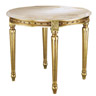 Ballabio italia tables Table ART. 61. Gold leaf finish, Pink Portugal marble