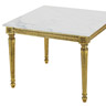 Ballabio italia tables Table ART. 63. Gold leaf finish, Pink Portugal marble