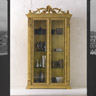 Ballabio Italia Display Cabinets ART A3 Two-door Empire CABINET in gold leaf finish