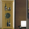 Ballabio Italia Display Cabinets ART A2 Two-door Empire style CABINET in gold finish with white patina