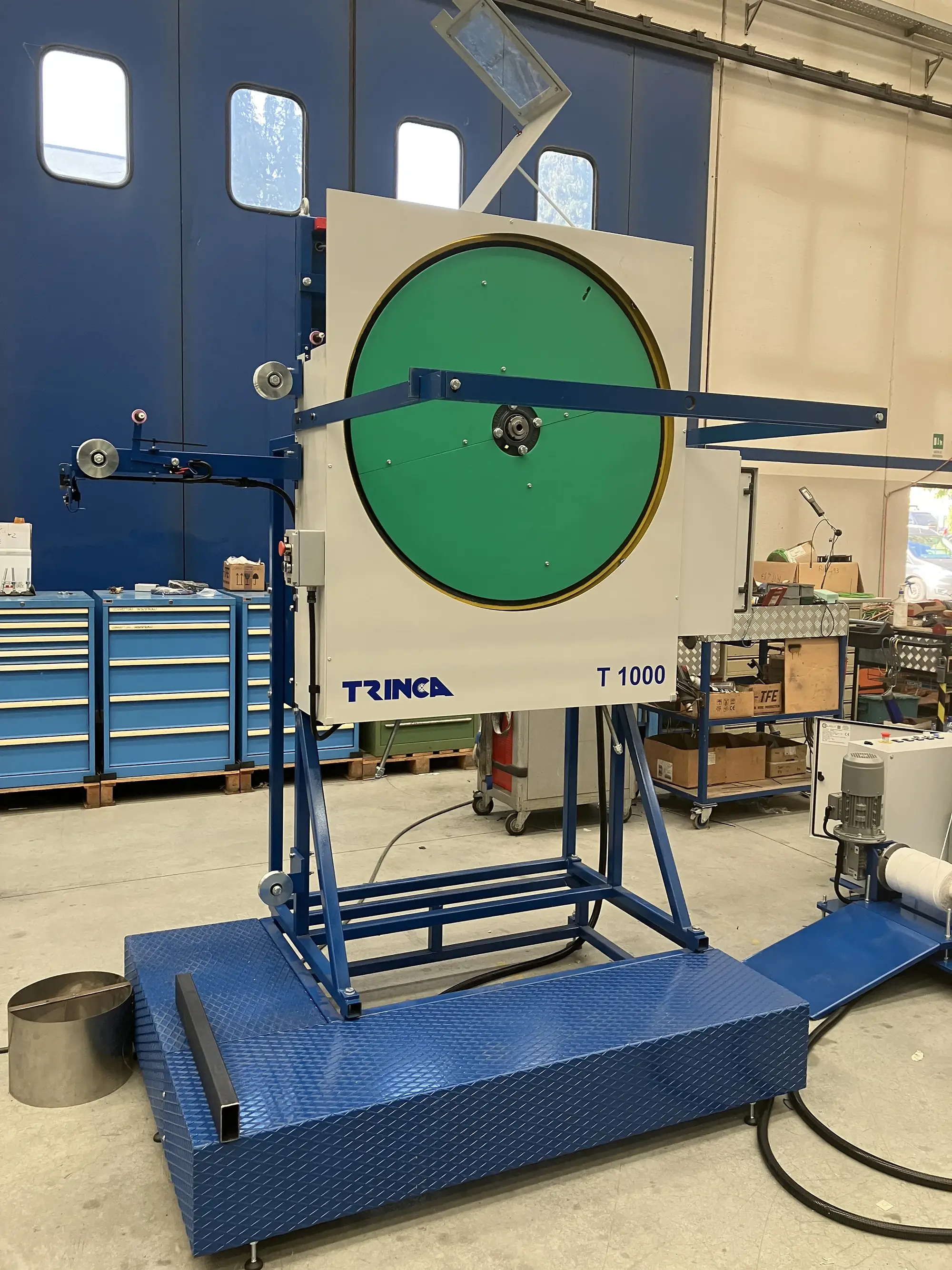 Preparing device prespooler